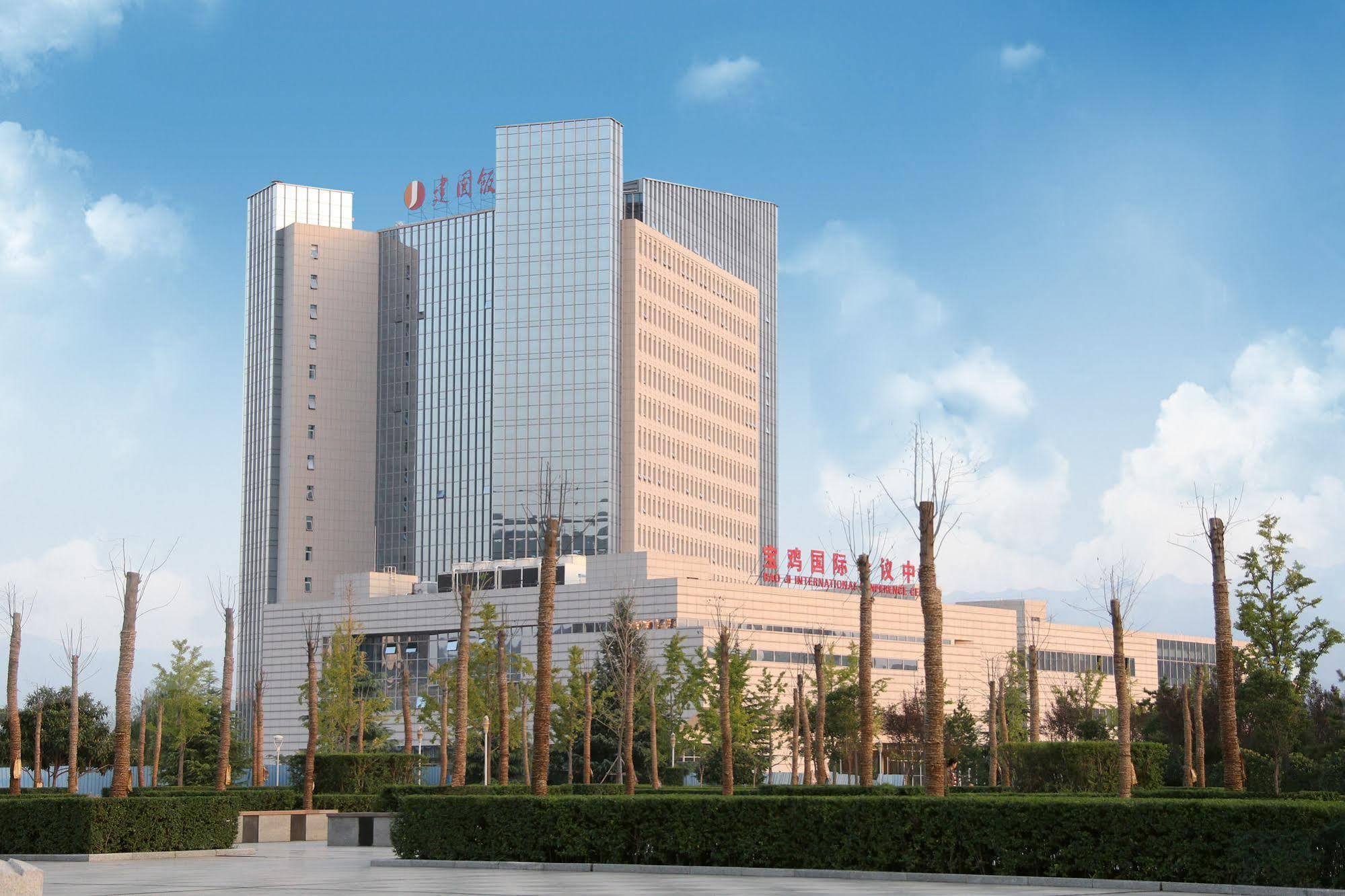 Baoji Jianguo Hotel Bagian luar foto